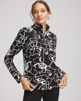 Zenergy® Half-Zip Mockneck Top | Chico's